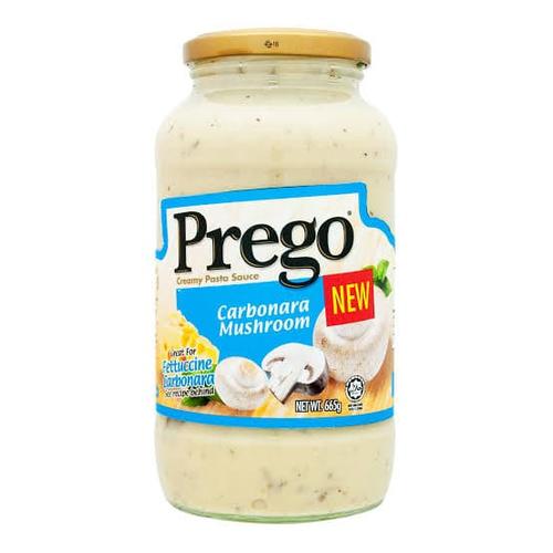 Jual Prego Carbonara Mushroom Pasta Sauce 665g Jakarta Utara Gdmart21 Tokopedia