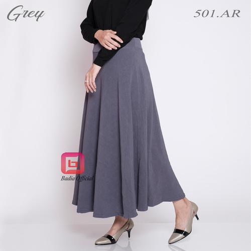 Gambar Rok Polos Panjang - Rok Payung - Rok Flare - Rok Kerja Wanita Jumbo - Mocca dari badiastore_NEW undefined Tokopedia