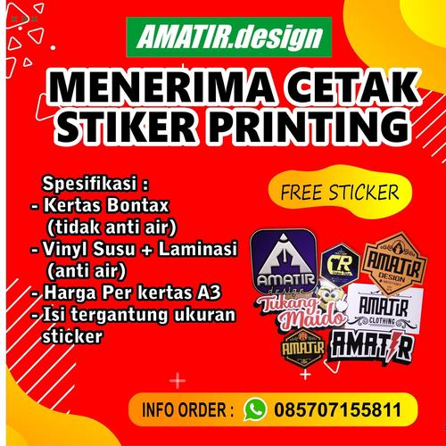 harga print sticker
