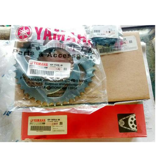Jual GIR SET YAMAHA BYSON ORIGINAL 100 / Rantai Gir satu set YAMAHA