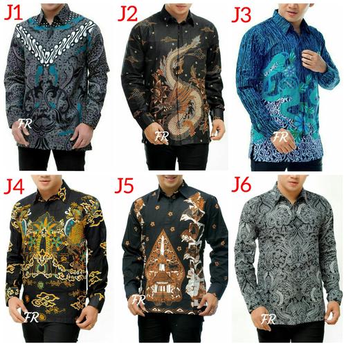 Foto Produk kemeja batik pria |kemeja batik lengan panjang | motif terbaru dari den sanjaya