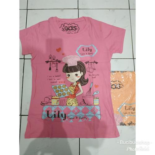 Gambar kaos wanita adem bahan bagus sablon cantik kartun fit to L dari Buci Buci Kab. Deli Serdang Tokopedia