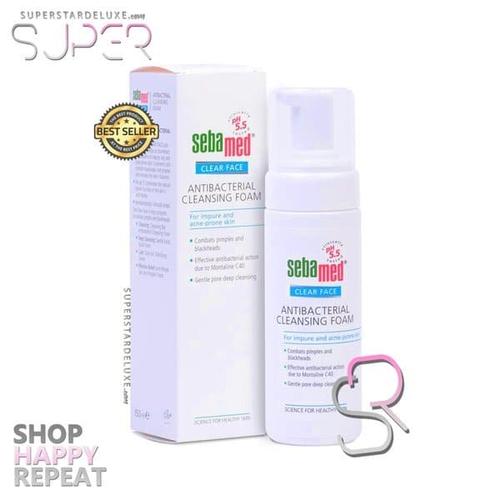 harga sebamed clear face antibacterial cleansing foam