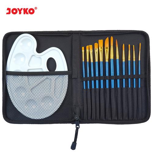 Jual Art Brush Set Alat Lukis Kuas Cat Air Minyak Acrylic Joyko BRS-7