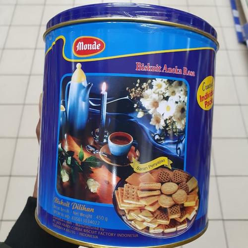 Jual Monde Top Selected Biscuits 450g-Biskuit Kaleng AnekaRasa-Grosir ...