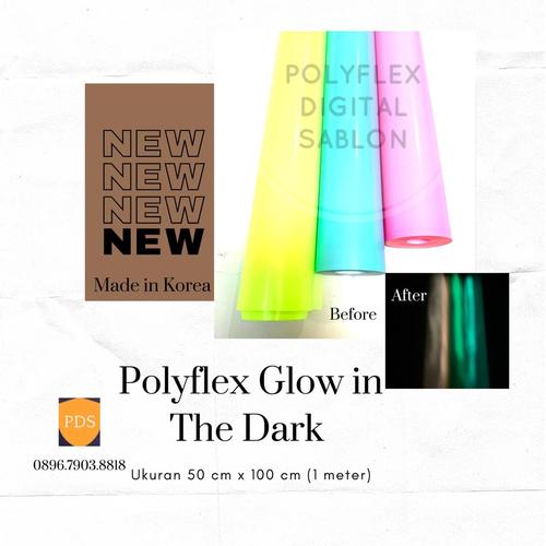 Jual POLYFLEX GLOW IN THE DARK FOSFOR COLOR PREMIUM METERAN - Kota ...