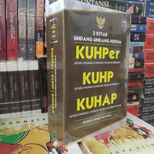 Foto Produk Buku 3 Kitab Undang Undang Hukum KUHPER KUHP dan KUHAP dari kwitangjaya27