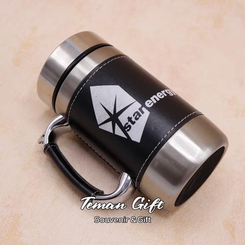 Jual Mug Kantor Gelas Teh / Kopi Panas Stainless Souvenir Promosi MS 01