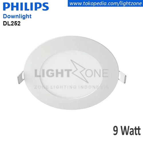 Jual Lampu Downlight LED Philips DL252 9W Downlight Super Slim - Putih ...