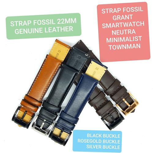 Jual STRAP KULIT TALI JAM TANGAN FOSSIL 