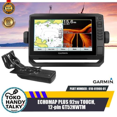 Jual GARMIN ECHOMAP PLUS 92sv TOUCH 12-PIN GT52HW-TM 010-01900-01 - Jakarta  Barat - Tokohandytalky | Tokopedia