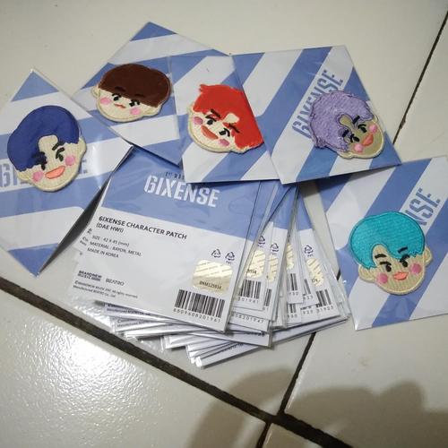 Foto Produk 6ixense character patch 1 set (5pcs) dari Thibbun Nabawi