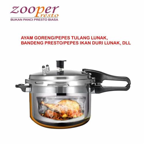 Gambar Panci Presto Ayam Tulang Lunak dan Bandeng Duri Lunak ZOOPER 8 Liter dari Zooper Store undefined Tokopedia