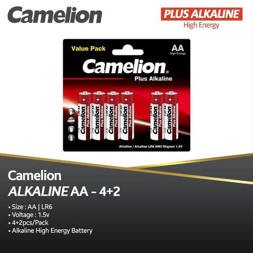 Foto Produk Camelion Baterai Alkaline A2 4 + 2 BP6 dari manekistore