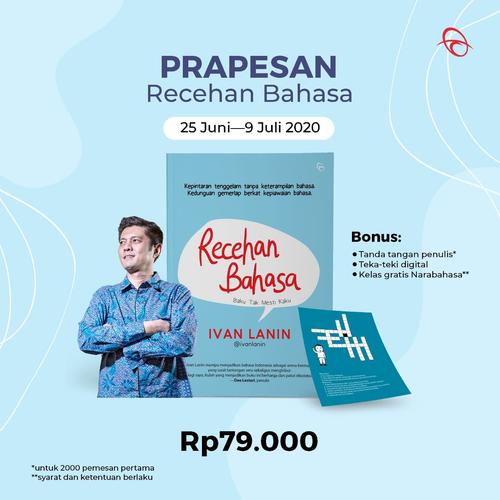 Foto Produk Recehan Bahasa: Baku Tak Mesti Kaku dari Toko Buku Plus