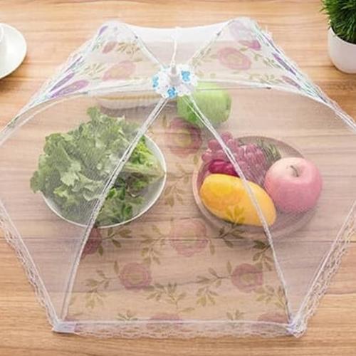 Foto Produk Tudung saji lipat jala jaring transparan anti lalat serangga dari mami sarah