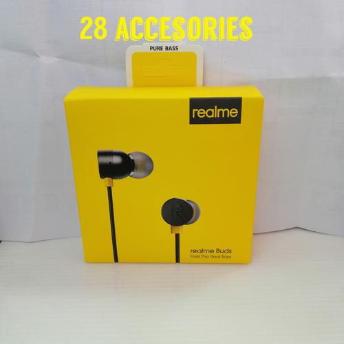 Jual HEADSET HANDSFREE REALME BUDS 