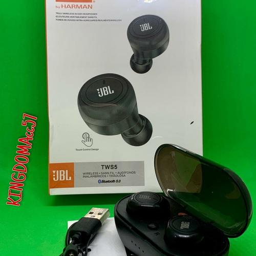 JBL Headset Earbuds Earphone Bluetooth TWS Wireless SOUND By Harman TWS  di Kingdomacc57 Tokopedia