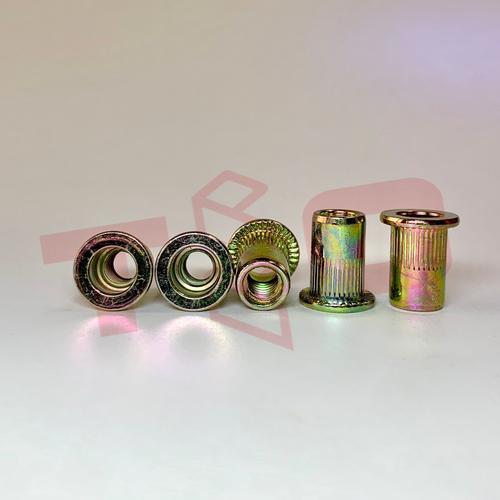Jual Mur Rivet Nut M6 / Rivnut M 6 / 6mm / Nutsert / Insert / Tanam Kuning Jakarta Utara