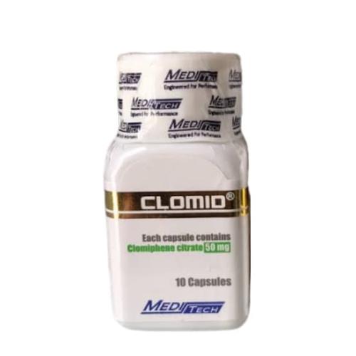 Foto Produk Clomid Meditech 10 Capsules x 50 mg Medi Tech / Clomiphene Citrate dari Raja Otot