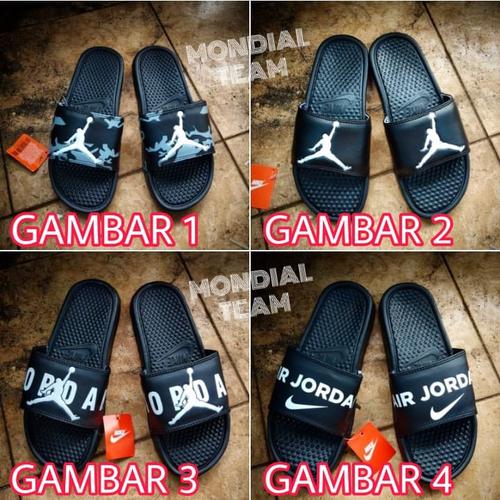 Foto Produk SENDAL SLIDE PRIA NIKE AIR JORDAN SANDAL FLIP FLOP SLIP ON COWOK dari mondial.hijab