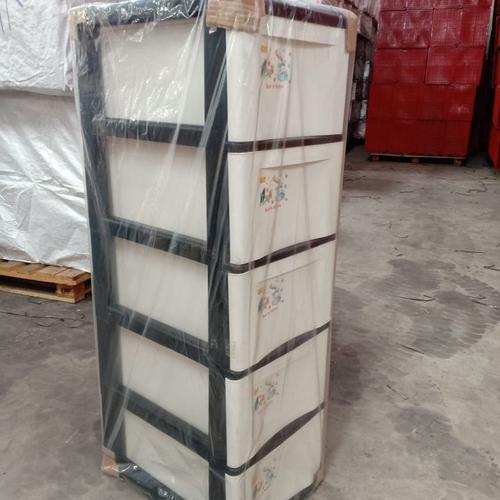 Foto Produk LACI 5 SUSUN / LEMARI SUSUN / KABINET PLASTIK / RAK PLASTIK - Hitam dari secretbasesby