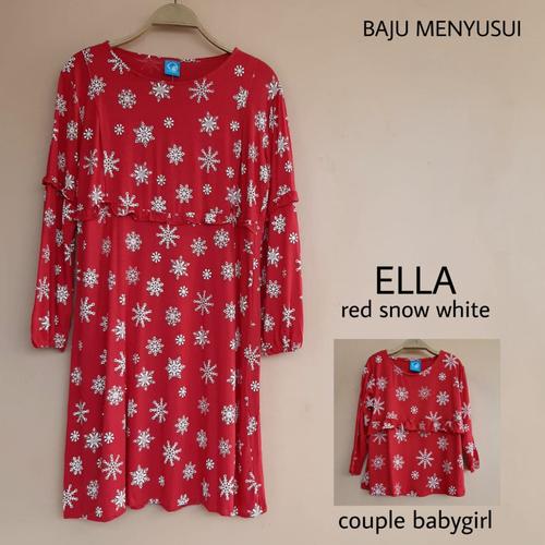 Foto Produk MAMIGAYA ELLA Dress Couple Baby Girl Baju Menyusui Couple dari ANINDHITA Clodishop