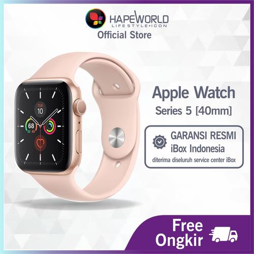 Jual APPLE WATCH SERIES 5 GPS 40MM GARANSI RESMI IBOX INDONESIA Merah Muda Kota Banjarmasin Hapeworld Mall Tokopedia