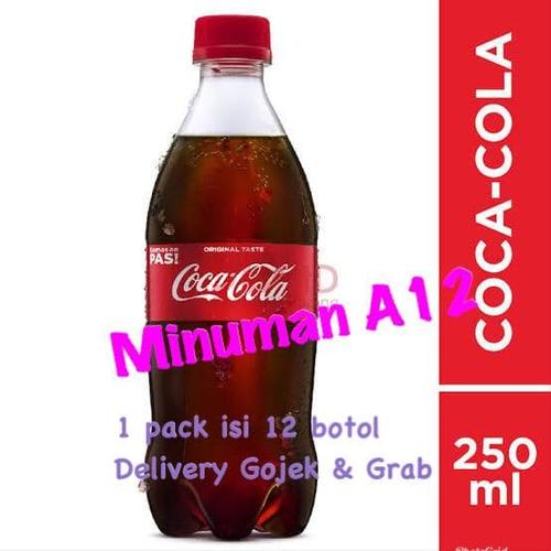 Gambar coca cola botol pet 250ml dari minuman A12 Jakarta Utara Tokopedia