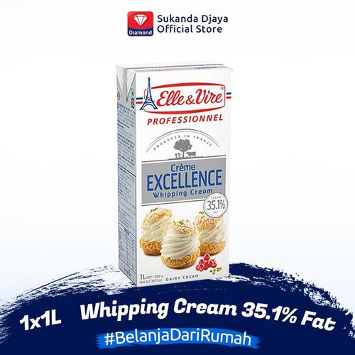 Jual Elle & Vire Whipping Cream 35.1 Fat 1 L Kab. Tangerang NothingFootwear Tokopedia