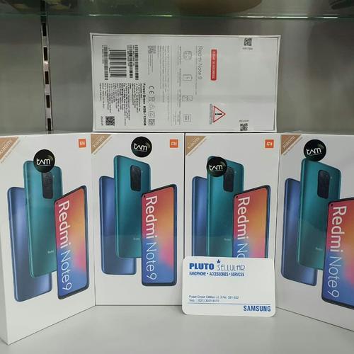 Foto Produk Xiaomi Redmi Note 9 4/64Gb Grs resmi Tam - Abu-abu dari Pluto sellular