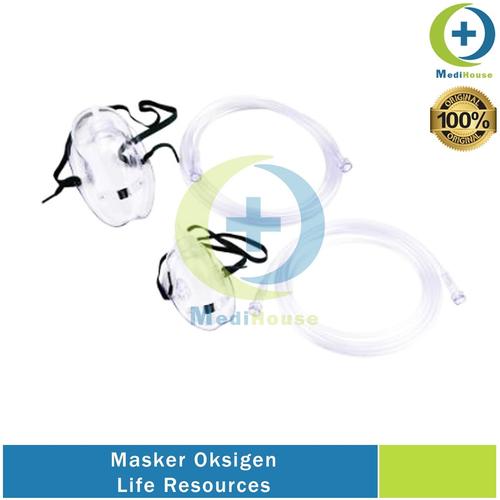 Jual Masker Oksigen O2 Mask Dewasa Anak Selang Oksigen - Dewasa ...