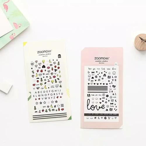 Jual Sticker Deco Cute Lucu / Stiker Lucu Design Love Alphabet - Kab ...