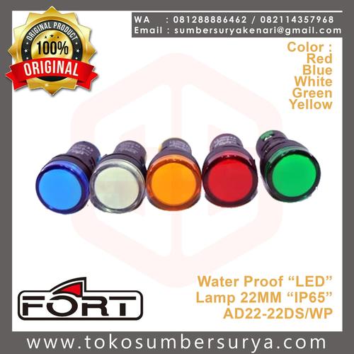 Jual Pilot Lamp Water Proof LED 22MM IP65 AD2222DS/WP / AD2222DSWP