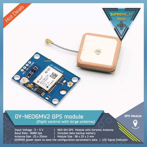 Jual GYNEO6MV2 GPS Sensor Module Arduino Raspberry pi Jakarta