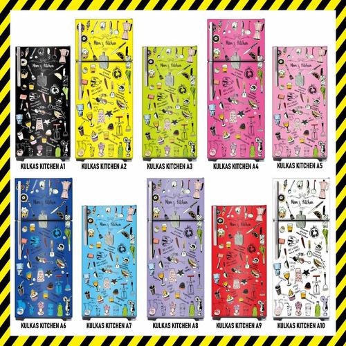 Jual [STICKER Kulkas 1 Pintu dan STIKER Kulkas 2 Pintu] Motif - KITCHEN ...