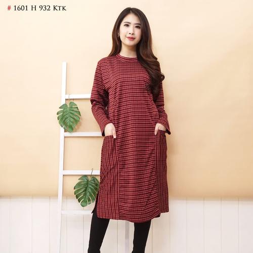 Foto Produk 1601 cubic tunik / TUNIK BUSUI KAOS PEARL KOTAK KANTONG dari megapura