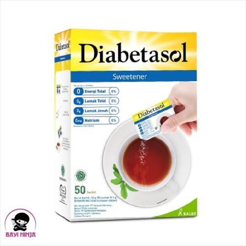 Foto Produk DIABETASOL Sweetener Gula Diabetes 50 Sachets dari BAYININJA