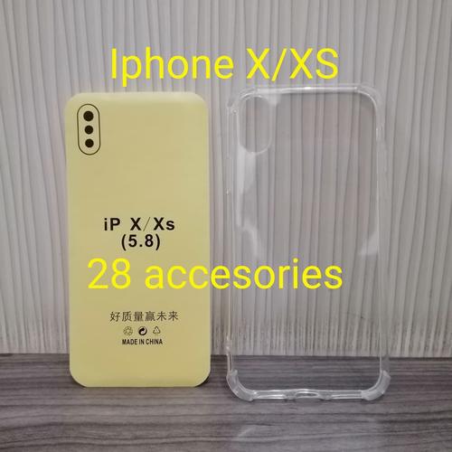 Foto Produk SILIKON ANTICRAK IPHONE X/XS SOFTCASE JELLY CASE LENTUR BENING CLEAR dari 28 accesories