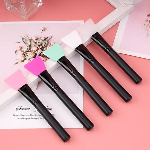 Foto Produk Kuas Masker Silikon / Kuas Silikon Gagang Hitam / Kuas Masker - Putih dari Fen^^Anything