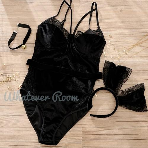 Foto Produk Carol Sexy Lingerie Teddy Playboy Costume Bunny Halloween Xmas dari Whatever Room