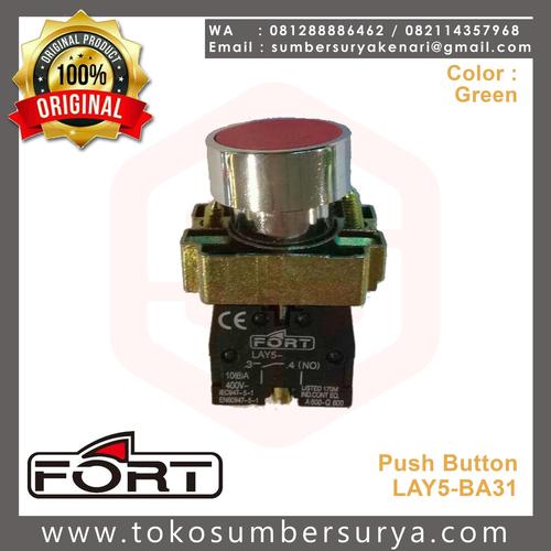 Jual Push Button LAY5-BA31 / LAY5BA31 warna Hijau Fort - Jakarta Pusat ...
