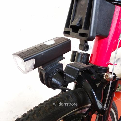 Foto Produk Bracket / Dudukan Lampu Depan Brompton, Pikes, Trifold, 360 dari WildanStrore