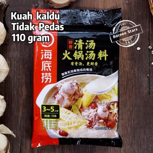 Foto Produk Bumbu shabu Haidilao kaldu /kuah jernih 清汤 dari BORNEO STARS