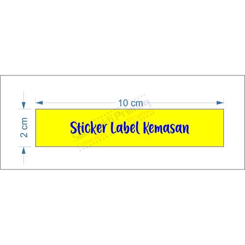 print label stiker