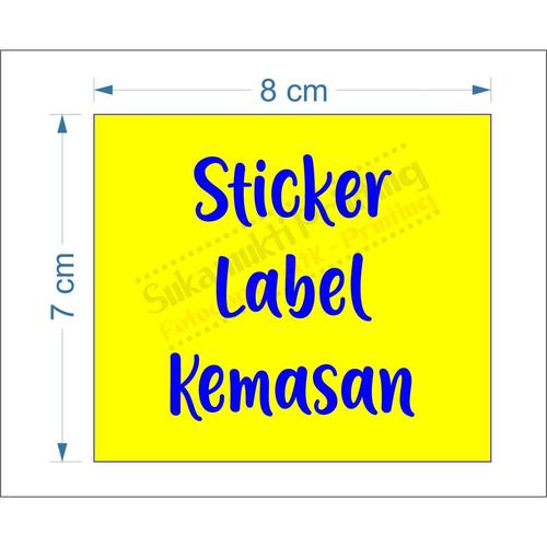 print label stiker