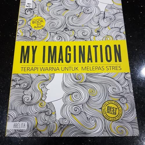 Foto Produk Adult Coloring Book MY IMAGINATION dari Just_Store