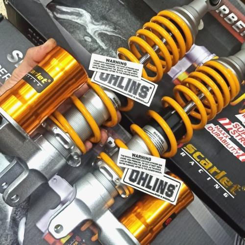Foto Produk shock model ohl** tabung bawah aerox,nmax,xmax,pcx yellow merk scarlet dari motorbaik