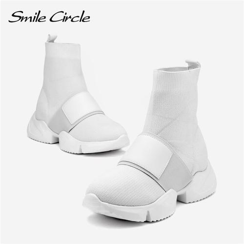platform sock shoes
