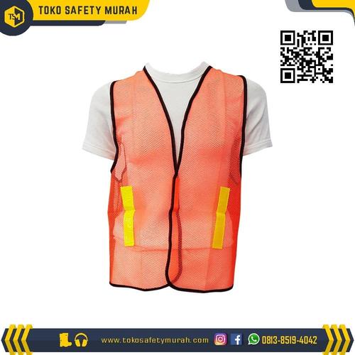 Jual Rompi Jaring Orange / Rompi Safety / Rompi Vest Good Quality Jakarta Pusat Toko Safety